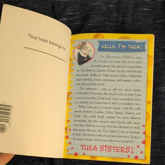 Set Of 2 Scholastic Geronimo Stilton Book Set - Thea Stilton - Picture 3 of 10